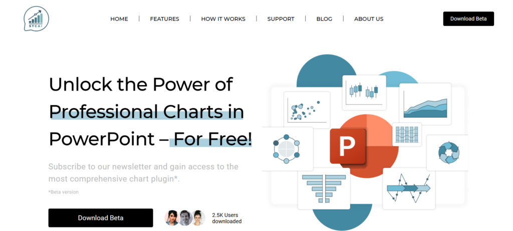 STC AI free powerpoint diagrams