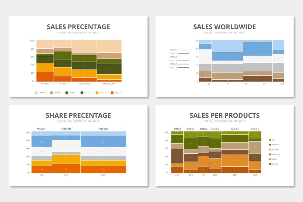 Treemap free powerpoint diagrams